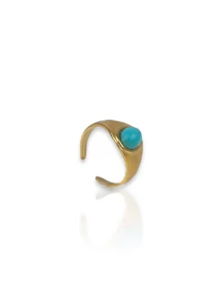 Anillo esfera azul