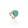 Anillo piedra calaíta