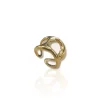 Anillo ranura dorado