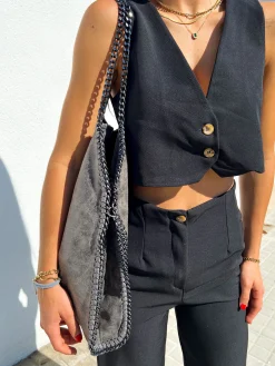 Bolso bag grande cemento