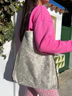 Bolso bag grande dorado