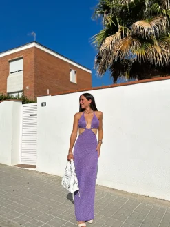 Bolso maxi hebillas vegano blanco