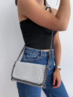 Bolso midi piel hielo