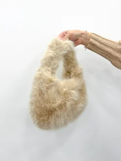 Bolso pelo beige