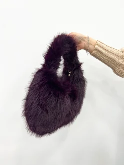 Bolso pelo morado