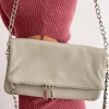 Bolso piel cadenas hielo