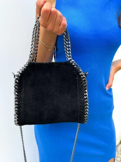 Bolso pocket bag ante negro