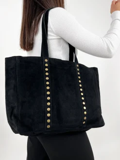 Bolso tachas maxi negros