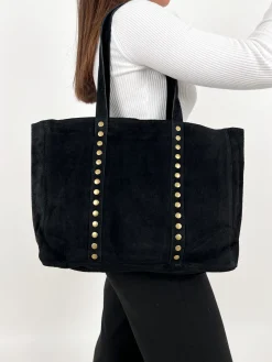 Bolso tachas maxi negros