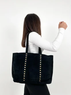 Bolso tachas maxi negros