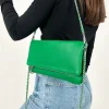 Bolso vegano cadenas verde