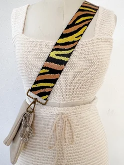 Cadena cebra mix amarillo