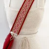 Cadena deflecada dorados roja