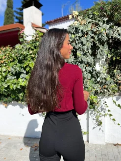 Chaqueta torera vino