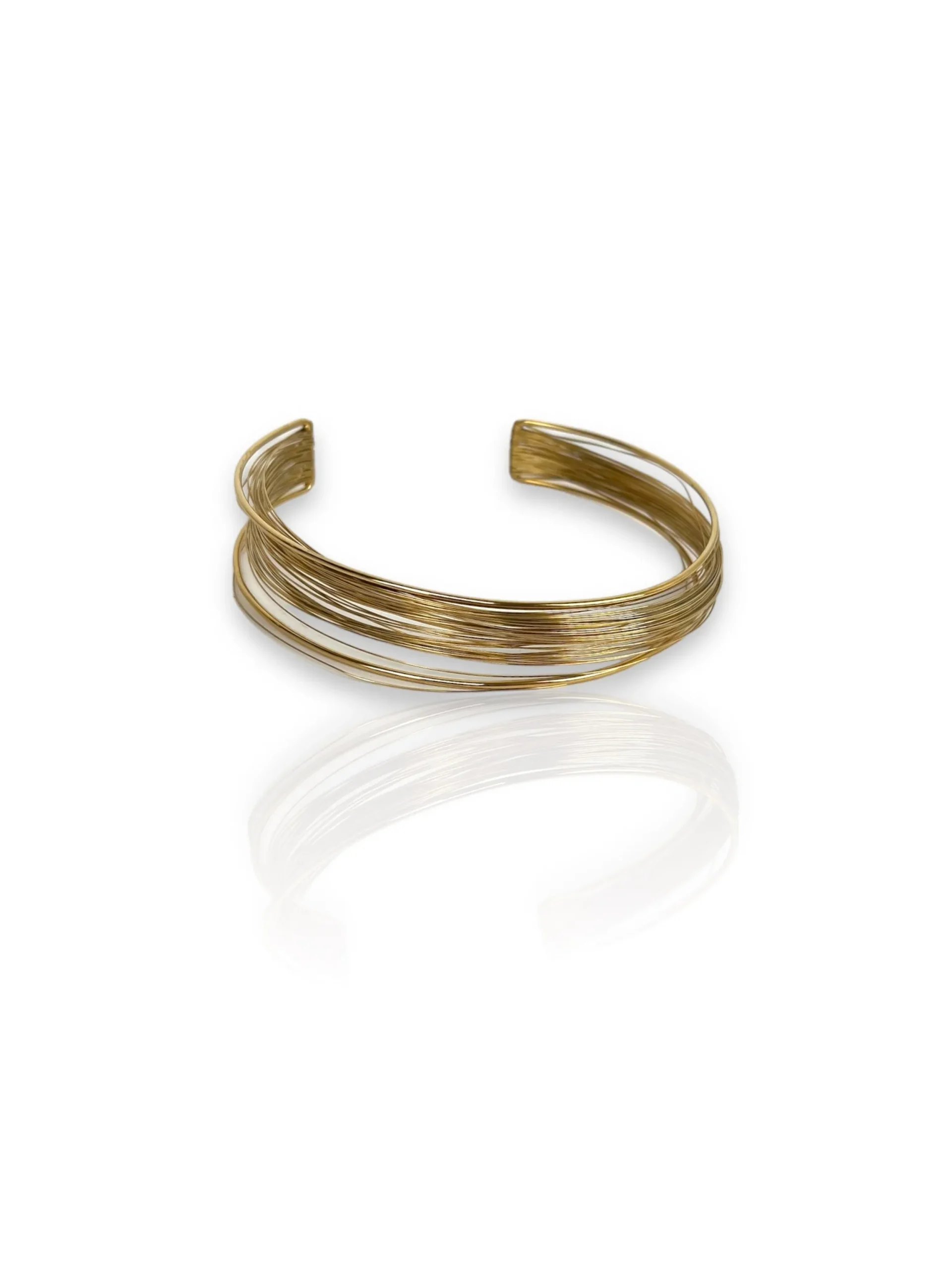 Choker hilos dorado