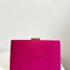 Clutch horizontal fucsia