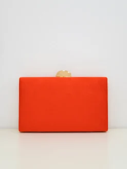 Clutch horizontal redondo naranja