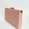 Clutch horizontal rosa palo