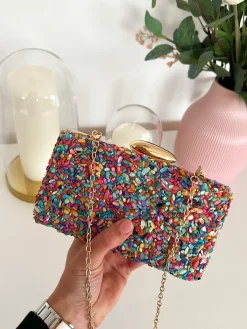 Clutch piedra colores