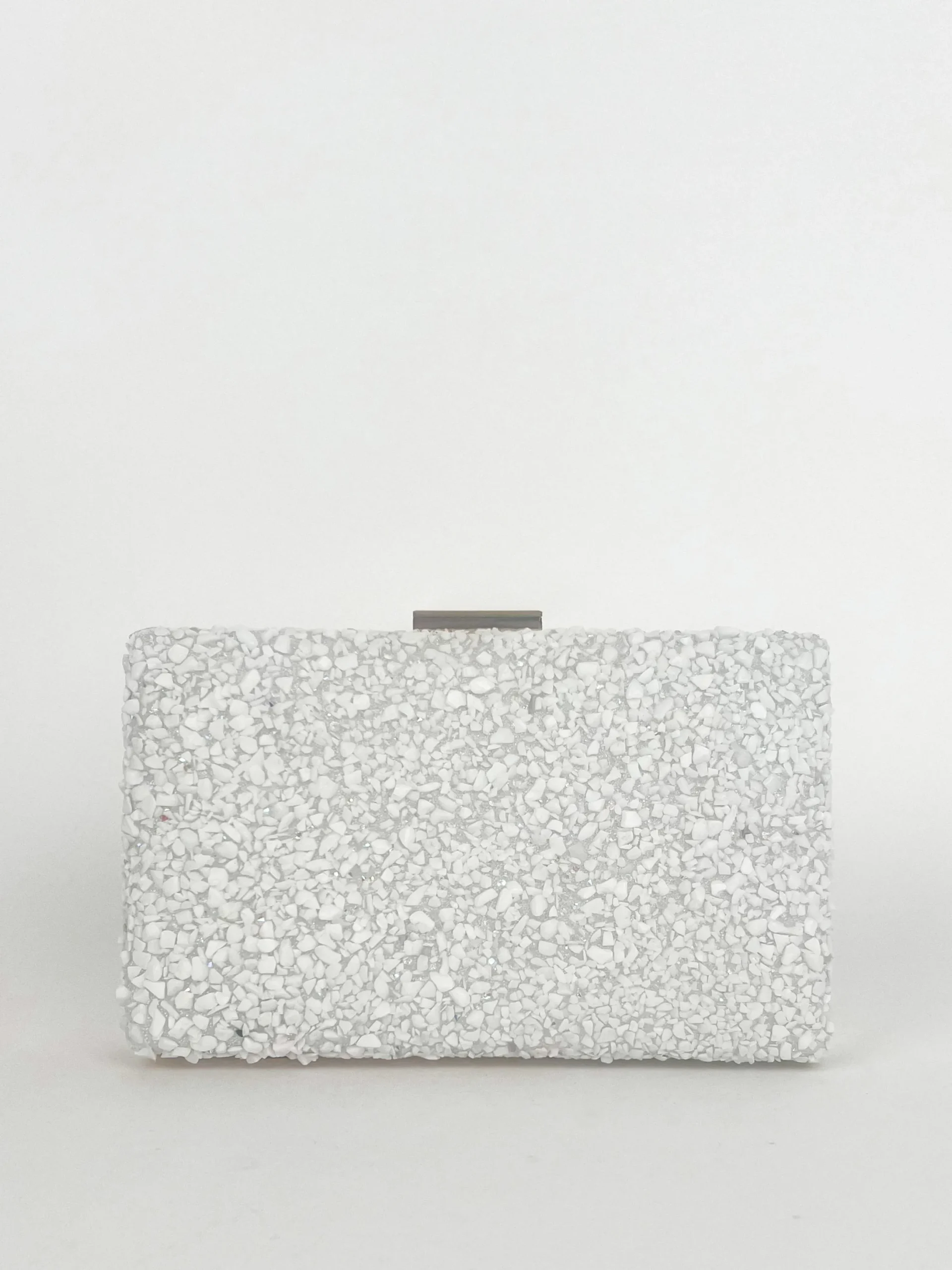 Clutch piedras blanco