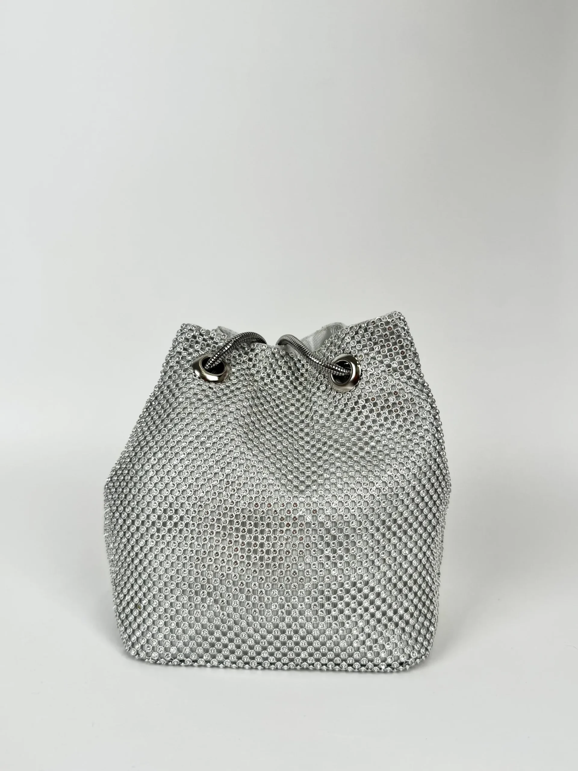 Clutch saco fiesta plateado