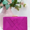 Clutch trenzado amarena