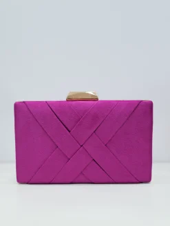 Clutch trenzado amarena