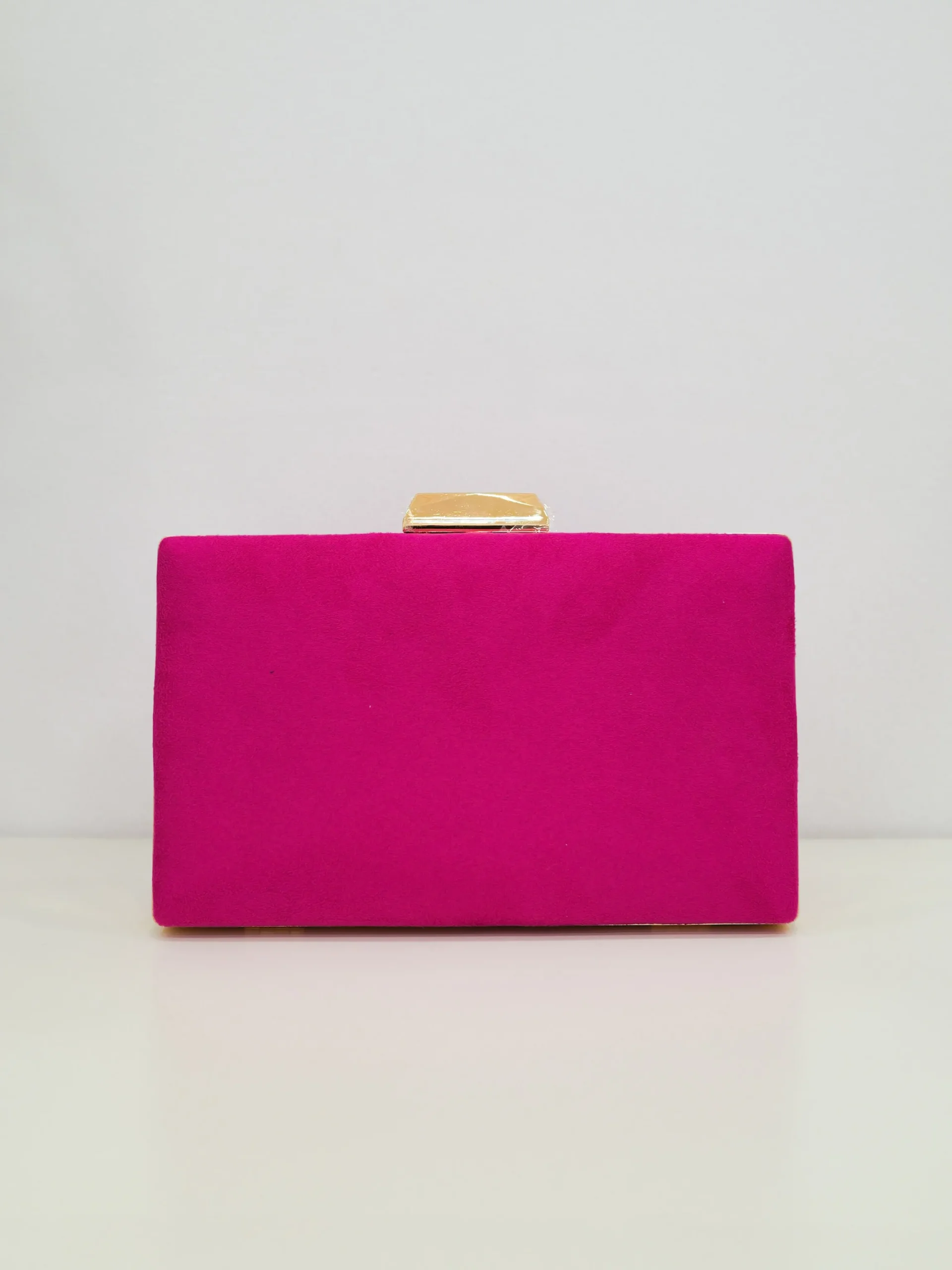Clutch trenzado fucsia