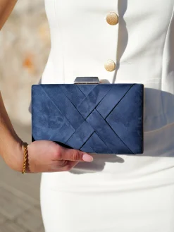 Clutch trenzado marino