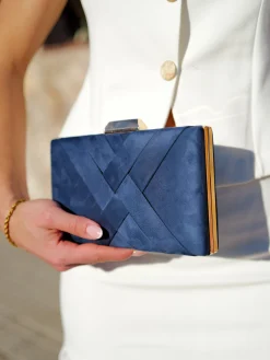 Clutch trenzado marino