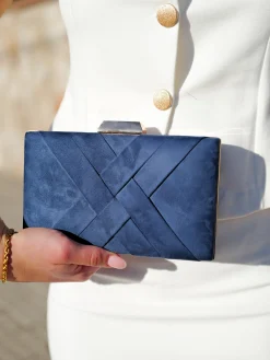 Clutch trenzado marino