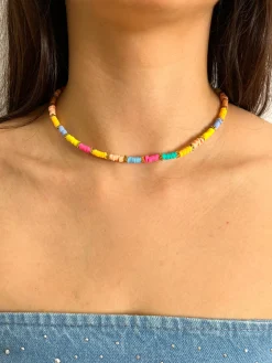 Collar arandelas tropical