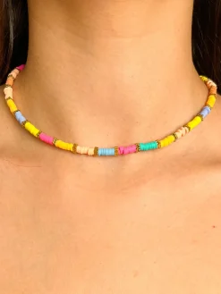 Collar arandelas tropical