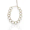 Collar choker aros dorados