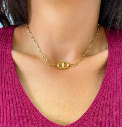 Collar eslabón fino