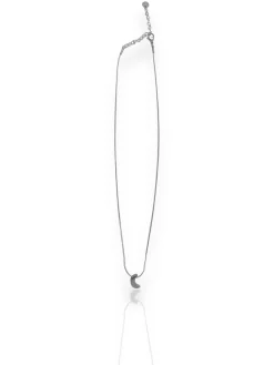 Collar luna plata