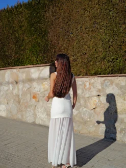 Conjunto tulle vuelo blanco
