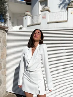 Falda pantalon blanca