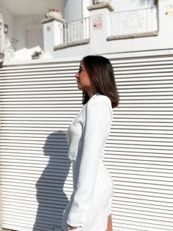 Falda pantalon blanca
