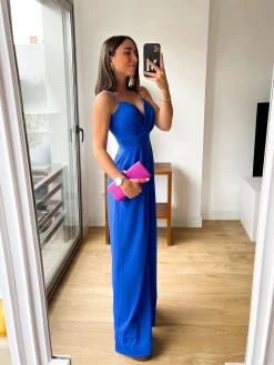 Mono crepe corazón azul