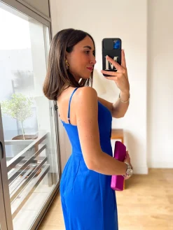 Mono crepe corazón azul