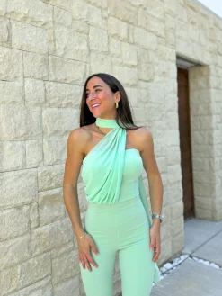 Mono multi tulle menta
