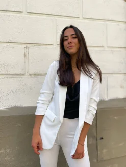 Pantalón campana blanco