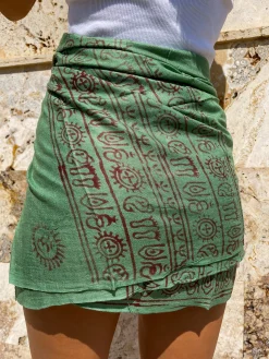 Pareo India verde