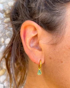 Pendientes arito pera