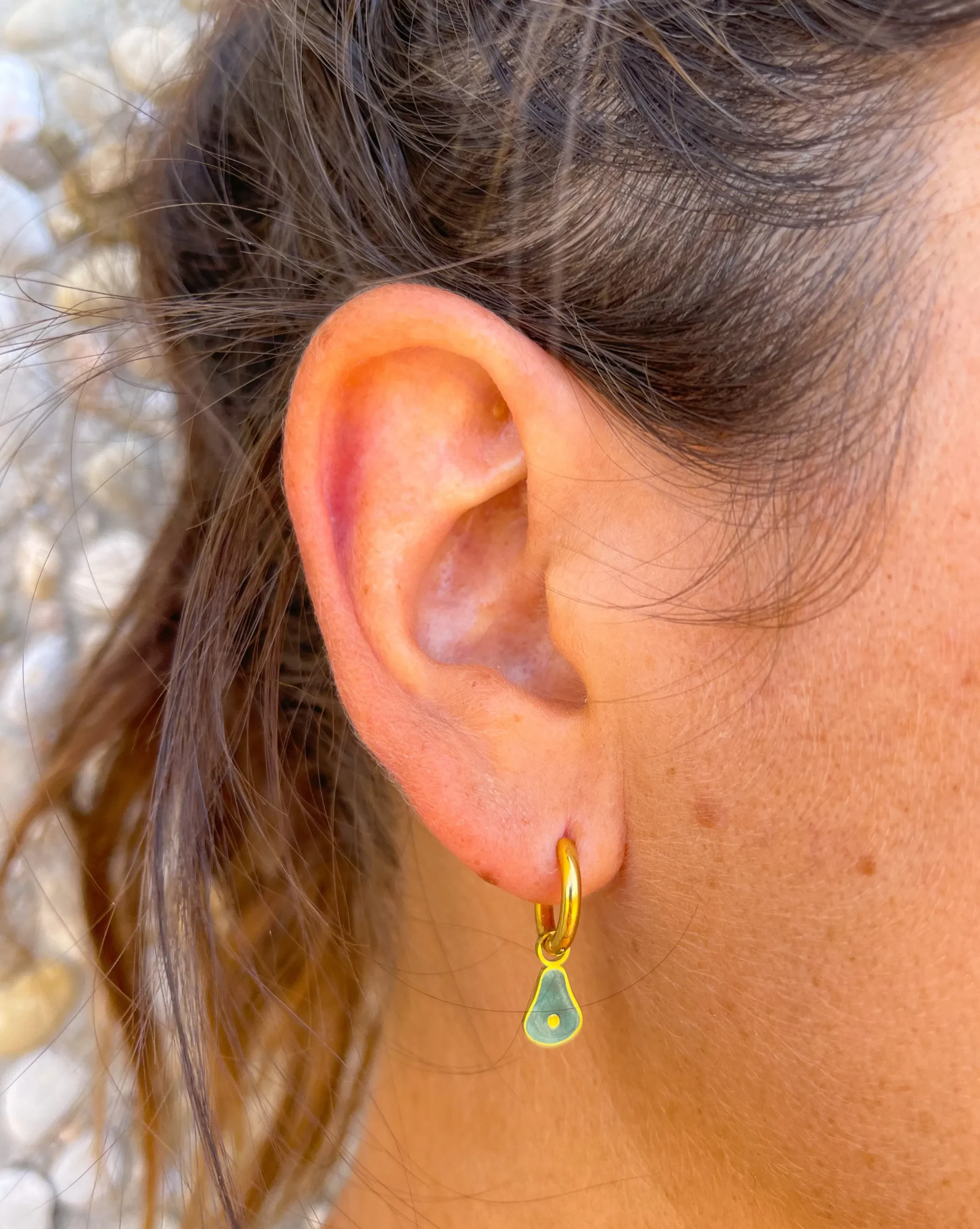 Pendientes arito pera