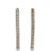 Pendientes caída brillantes dorado
