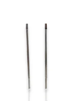 Pendientes caída cadena plata