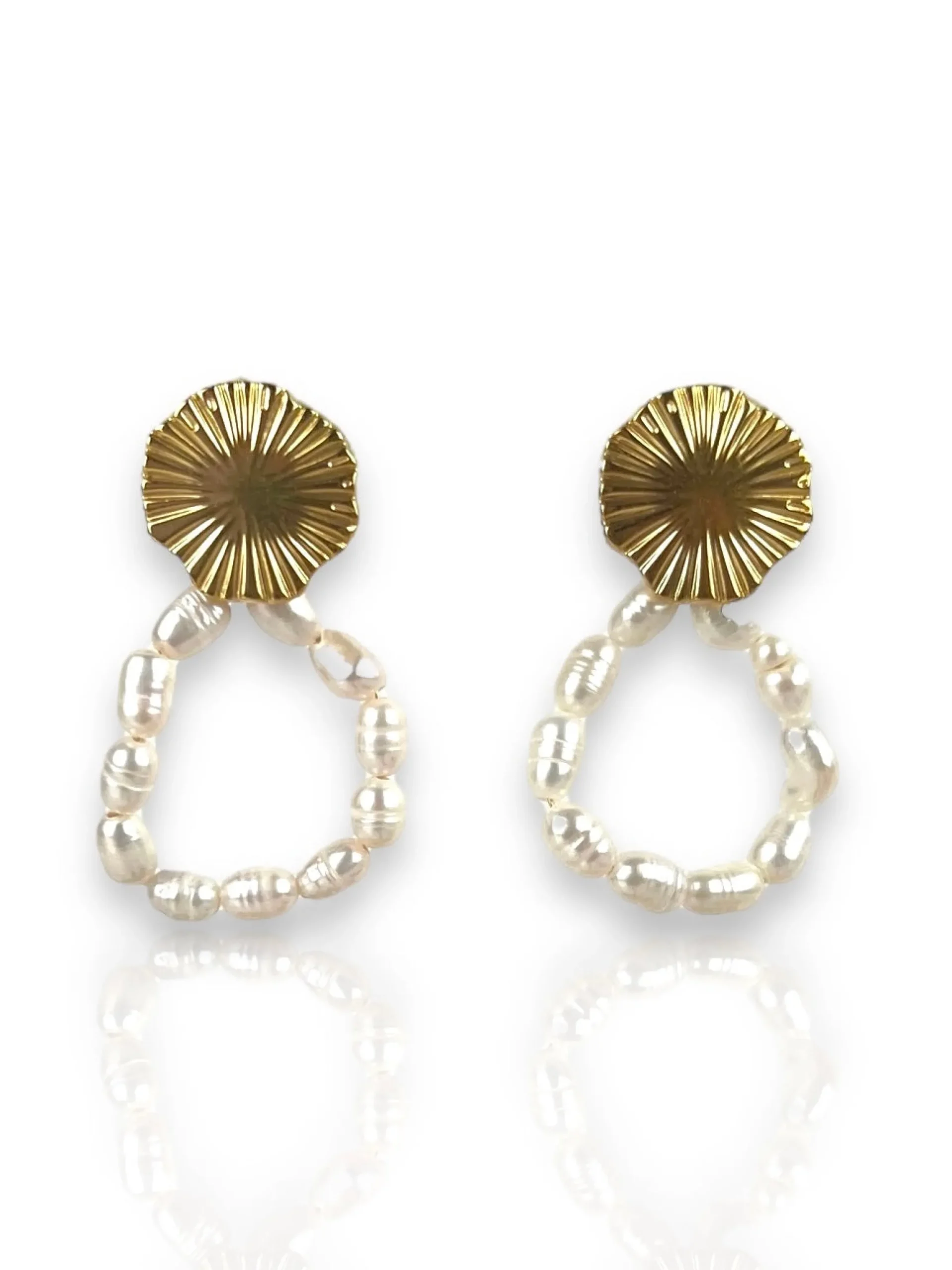 Pendientes caída perlas