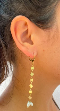 Pendientes caída rombos